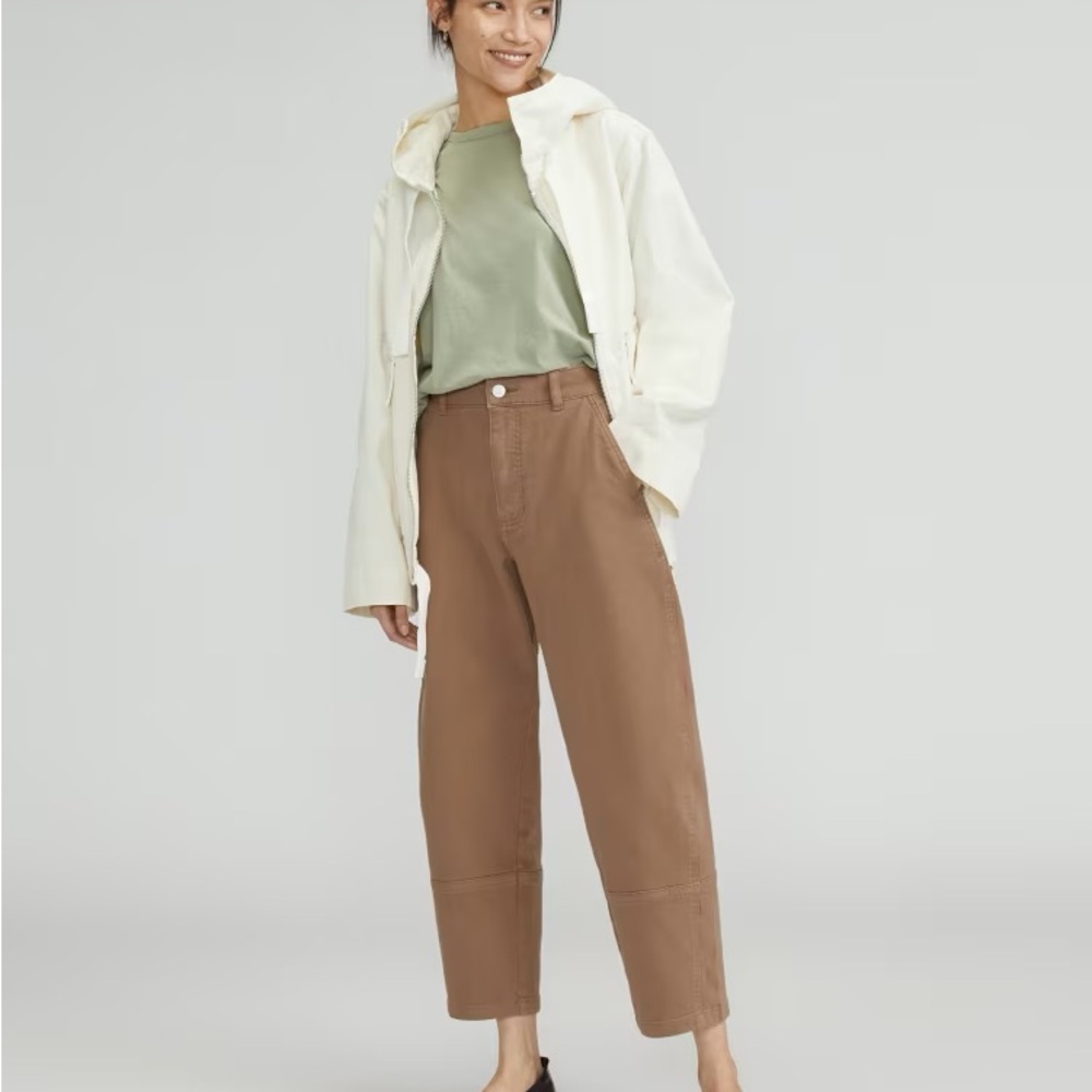 Everlane Barrel Utility Pants in Toasted Coconut